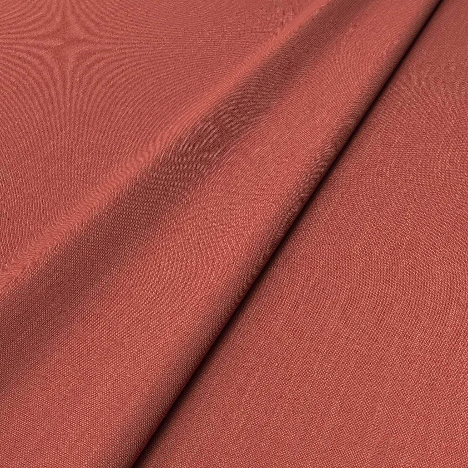 Sample of a red woven fabric.