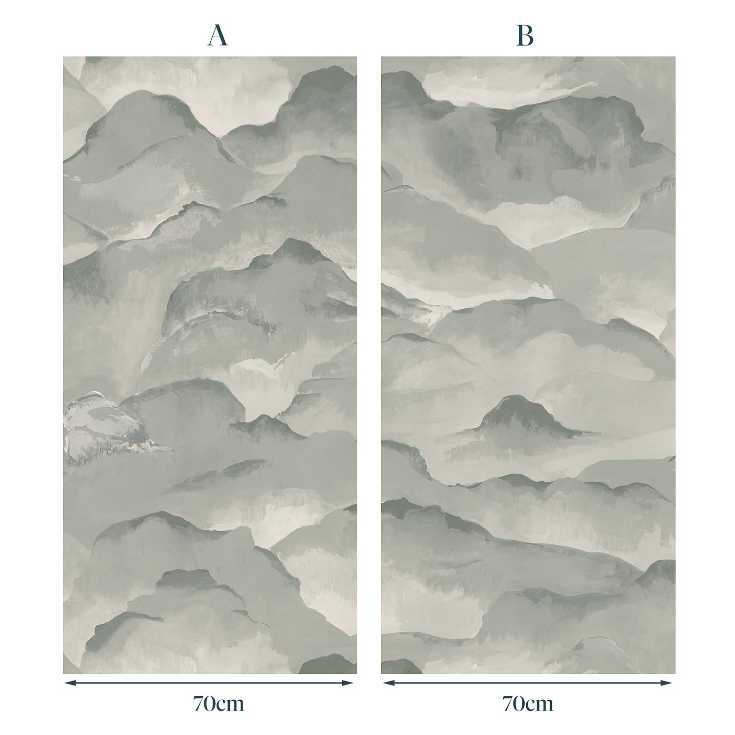 An abstract wallpaper in a monotone colourway.