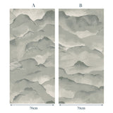 An abstract wallpaper in a monotone colourway.