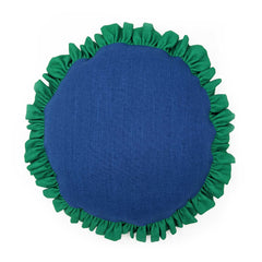 Round Single Ruffle Cobalt