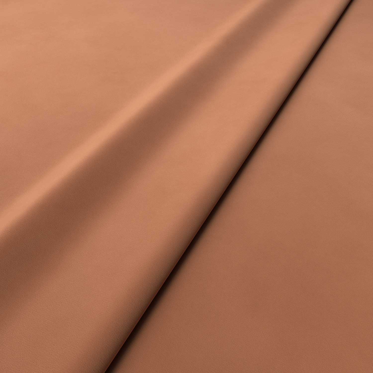 Fabric swatch of a orange velvet upholstery fabric