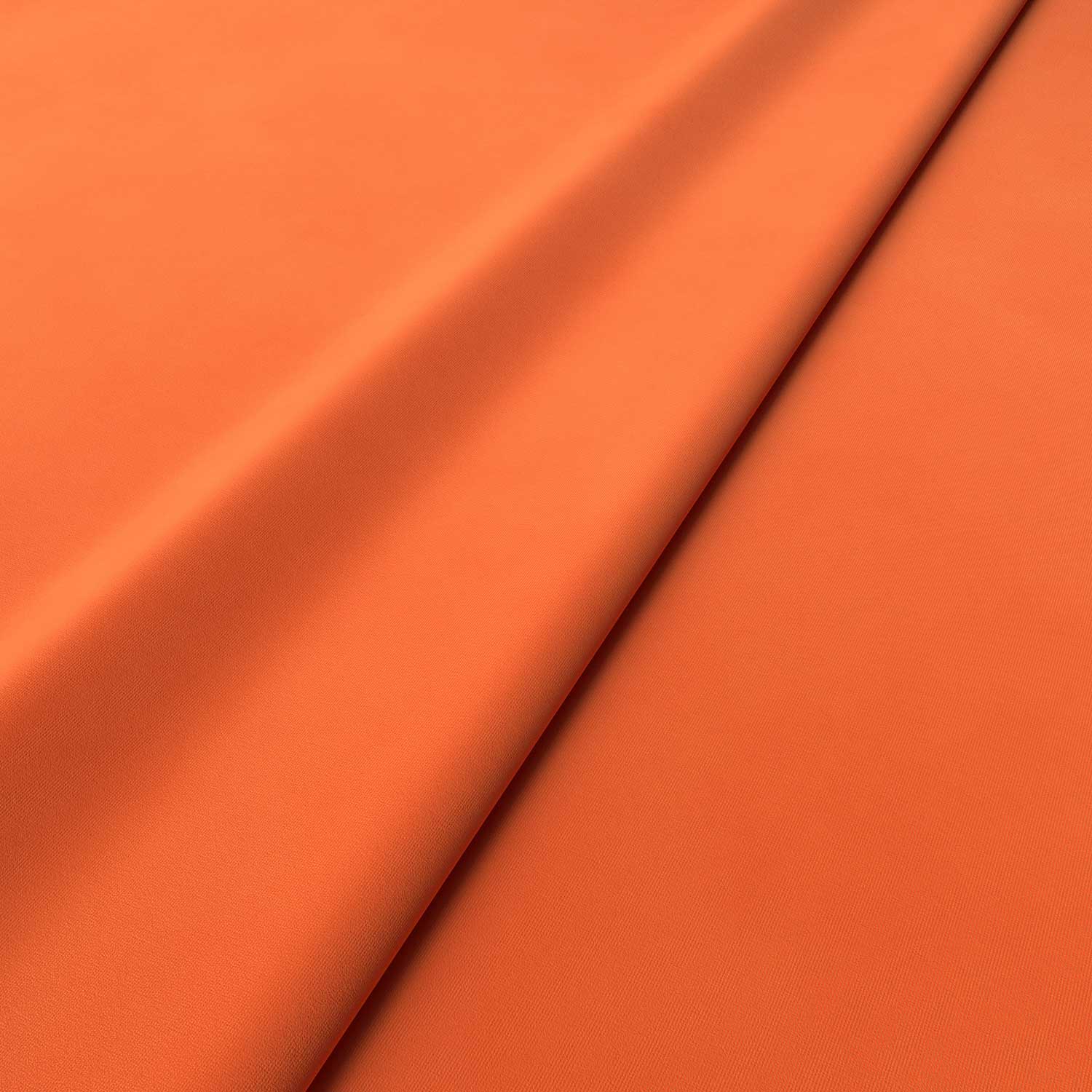 Fabric swatch of a orange velvet upholstery fabric