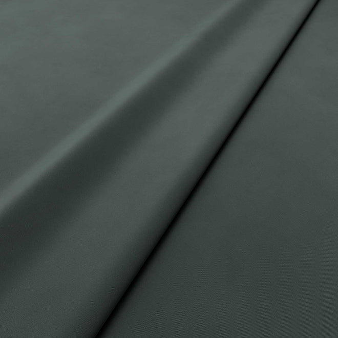 Grey Cotton Solid Velvet Fabric