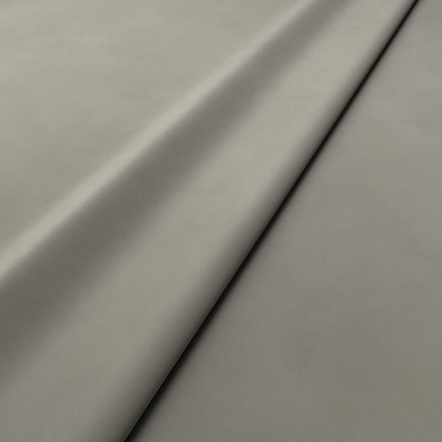 Fabric swatch of a grey velvet upholstery fabric