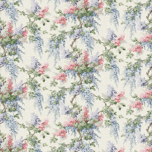 Vita – Pink Blue, Curtain Fabric UK