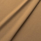 Fabric swatch of a eco-friendly plain brass coloured fabric for curtains and upholstery