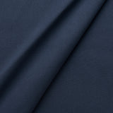 Fabric swatch of a eco-friendly plain midnight blue fabric for curtains and upholstery