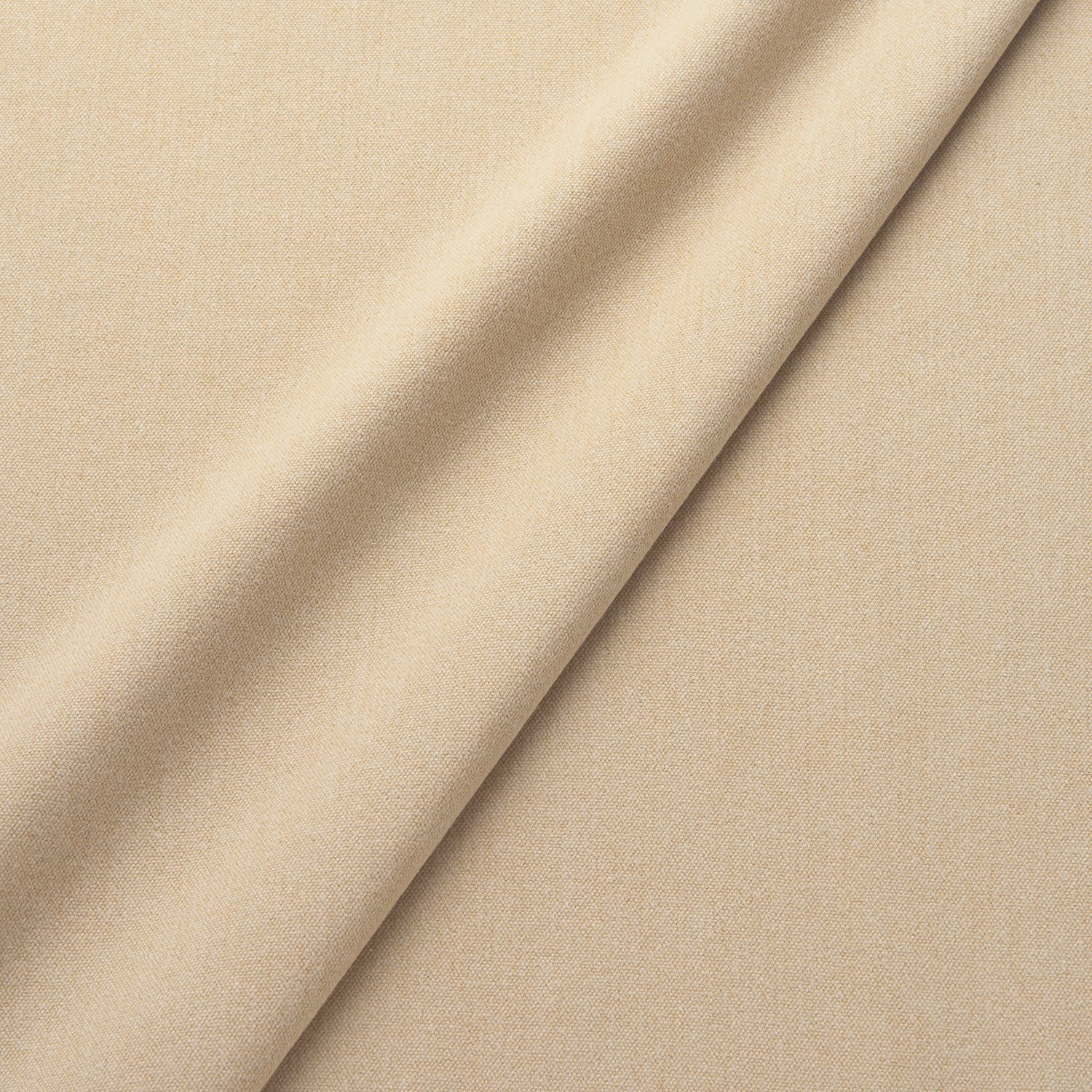 Fabric swatch of a eco-friendly plain light neutral fabric for curtains and upholstery