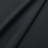 Fabric swatch of a eco-friendly plain black fabric for curtains and upholstery