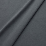 Fabric swatch of a eco-friendly plain dark grey fabric for curtains and upholstery