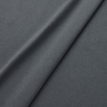 Fabric swatch of a eco-friendly plain dark grey fabric for curtains and upholstery