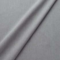Fabric swatch of a eco-friendly plain grey fabric for curtains and upholstery